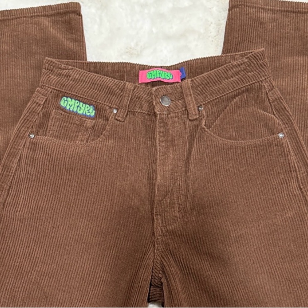 Brown Corduroy Woman Pants by empyre